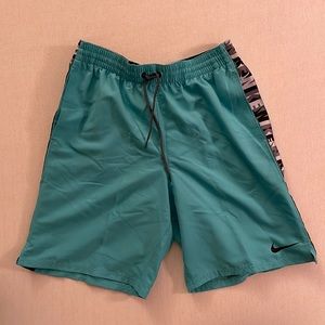 Nike Men's Logo Tape 9” Volley Swim Shorts